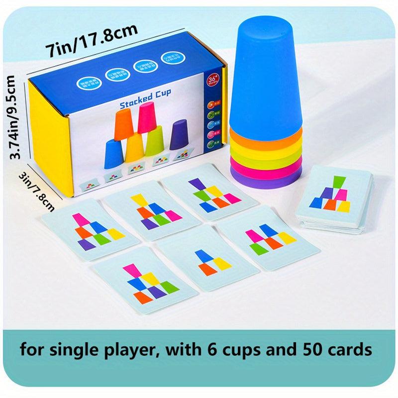 Stacked Cup Battle Game For Kids - Parent Child Interactive Game