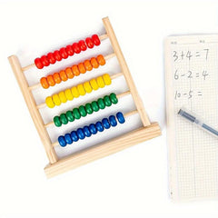 Wooden Abacus For Kids Math Counters Classic Counting Tool Toys