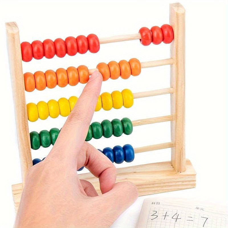 Wooden Abacus For Kids Math Counters Classic Counting Tool Toys