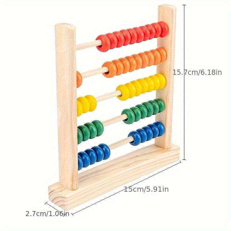 Wooden Abacus For Kids Math Counters Classic Counting Tool Toys
