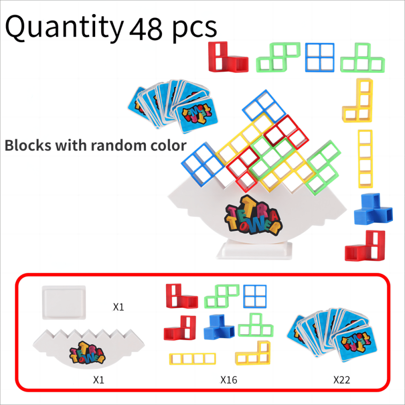 Jenga Puzzle Game Stacking Blocks Toy Christmas Gift