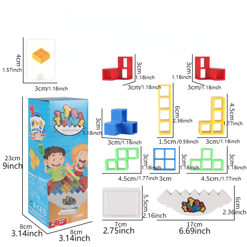Jenga Puzzle Game Stacking Blocks Toy Christmas Gift