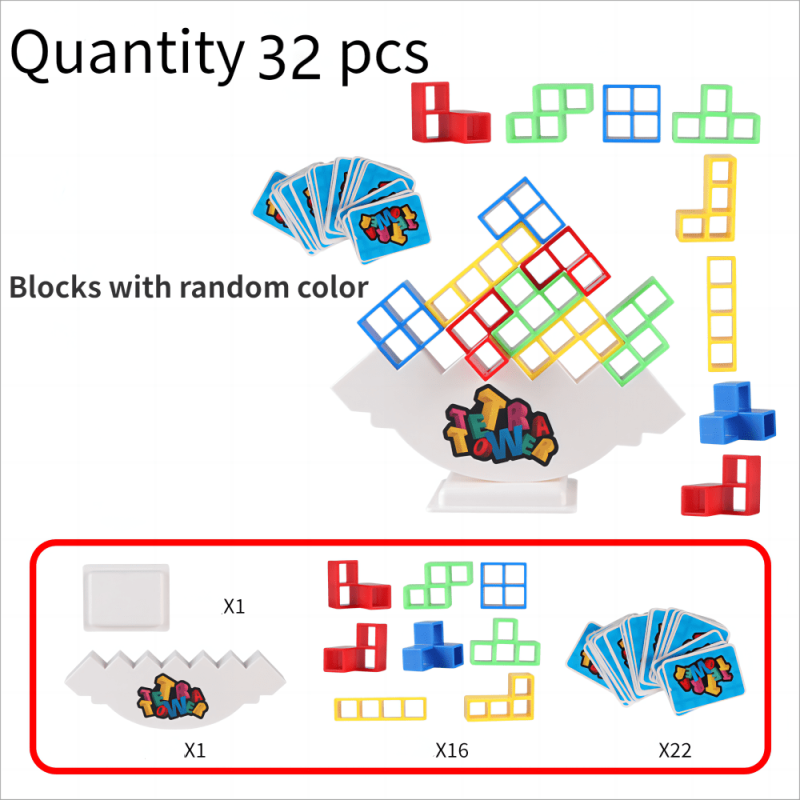 Jenga Puzzle Game Stacking Blocks Toy Christmas Gift