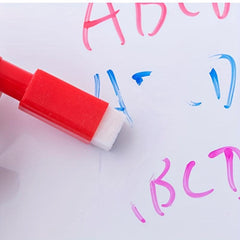 8 Washable Whiteboard Pens with Brush, Water-based, Eco-friendly