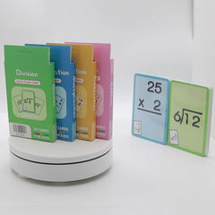 Math Flash Cards For Kids 36 Pcs Addition Subtraction Multiplication & Division