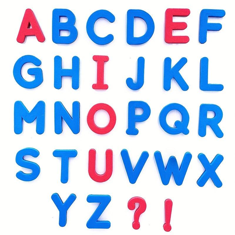 Educational Magnetic Stickers Red & English Letters Toy