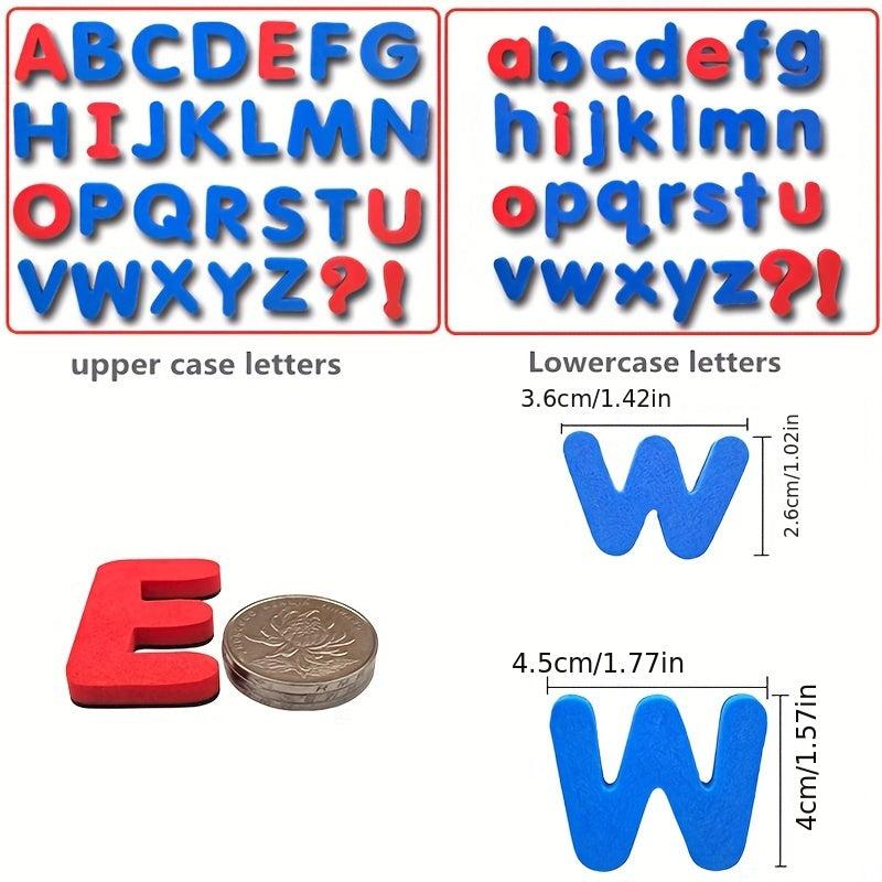 Educational Magnetic Stickers Red & English Letters Toy
