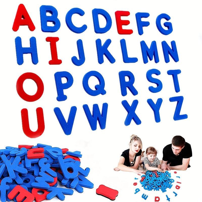 Educational Magnetic Stickers Red & English Letters Toy