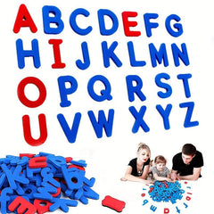 Educational Magnetic Stickers Red & English Letters Toy