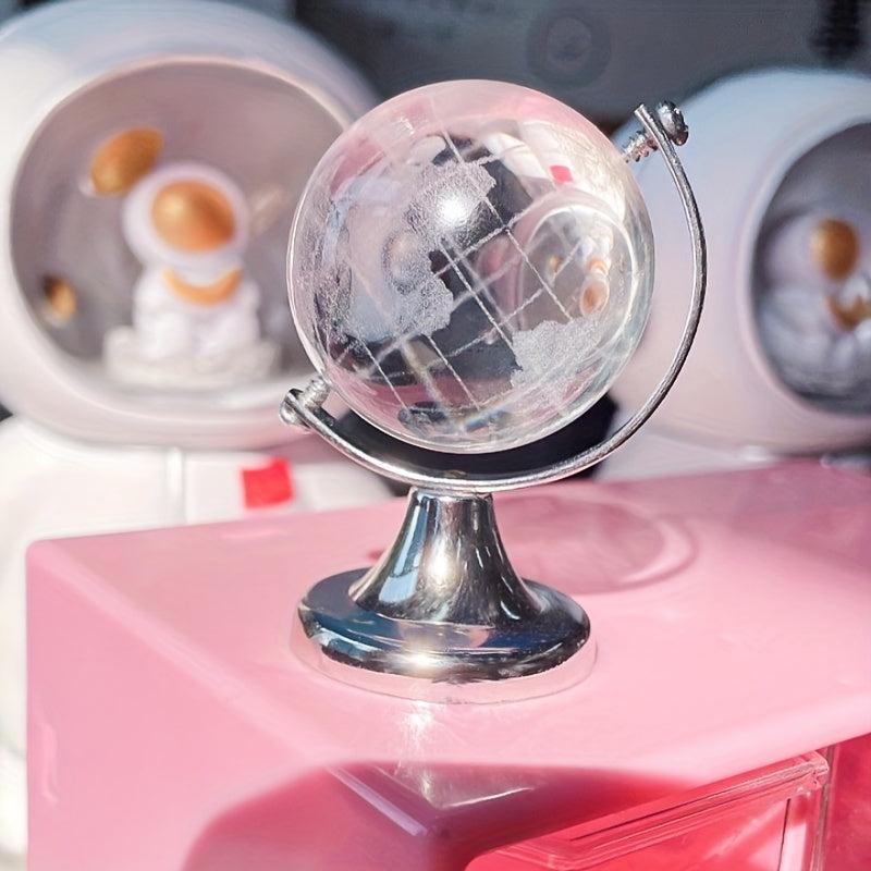 Mini Globe Creative Desktop Ornament Transparent Desk Decoration