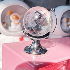Mini Globe Creative Desktop Ornament Transparent Desk Decoration
