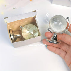 Mini Globe Creative Desktop Ornament Transparent Desk Decoration