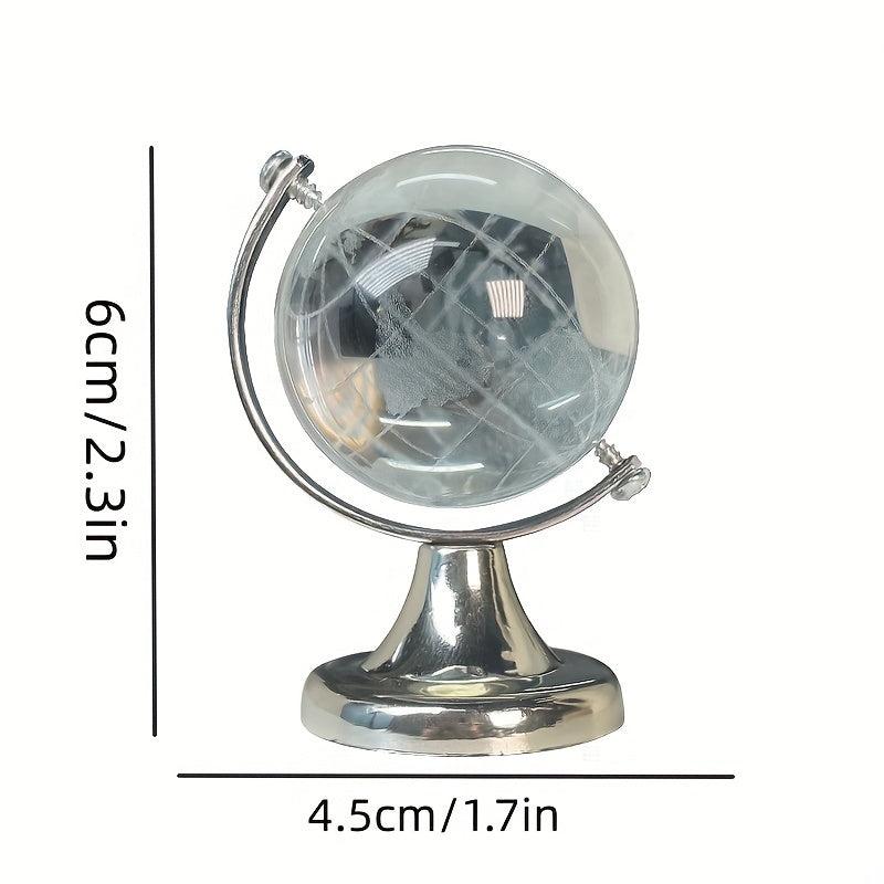 Mini Globe Creative Desktop Ornament Transparent Desk Decoration
