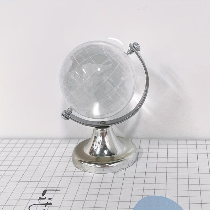 Mini Globe Creative Desktop Ornament Transparent Desk Decoration