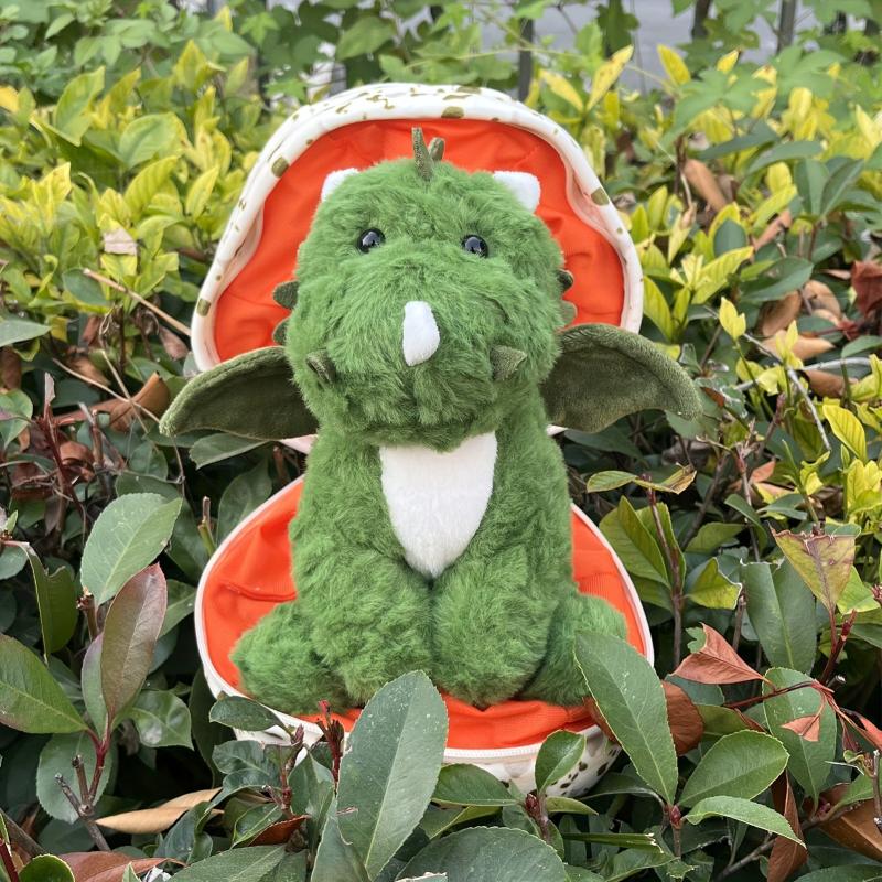 2-In-1 Dinosaur Plush Egg Toy with Wings