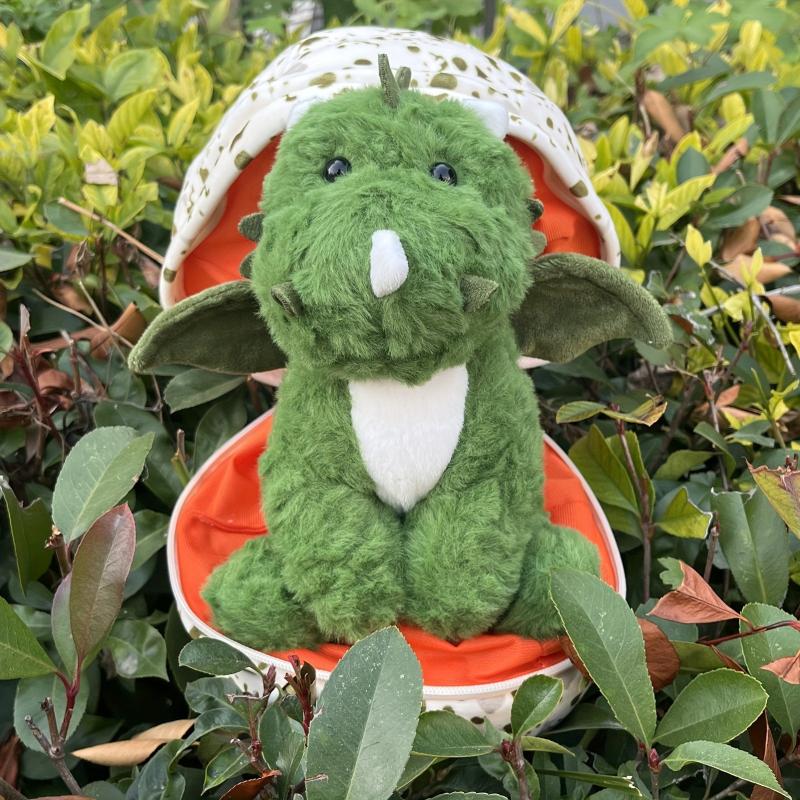 2-In-1 Dinosaur Plush Egg Toy with Wings