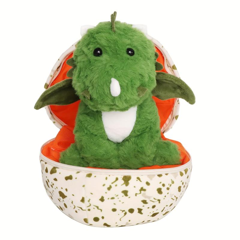2-In-1 Dinosaur Plush Egg Toy with Wings