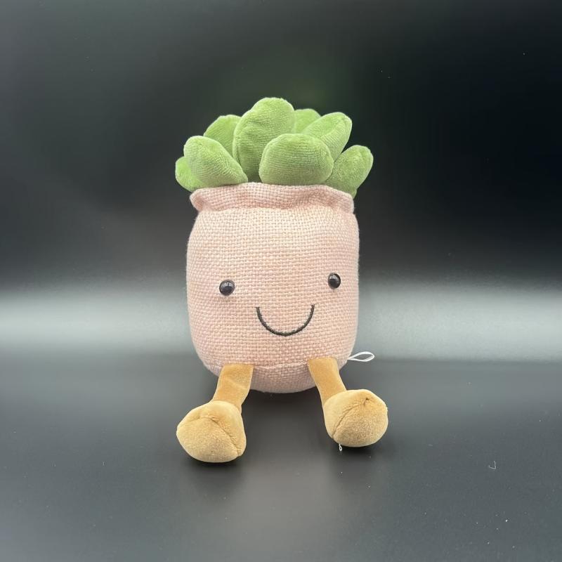 Succulent Plants Soft Toy for Kids - Plush Potted Doll Decor