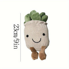 Succulent Plants Soft Toy for Kids - Plush Potted Doll Decor