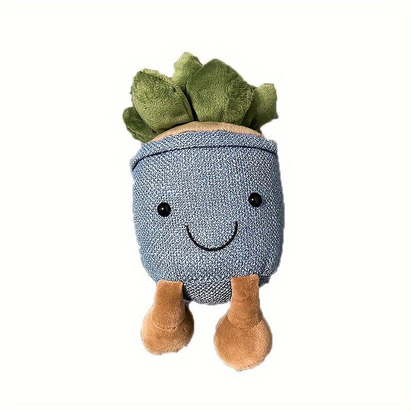 Succulent Plants Soft Toy for Kids - Plush Potted Doll Decor