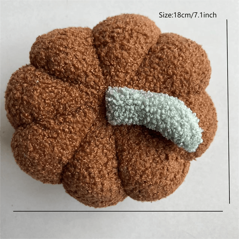 Plush Pumpkin Throw Pillows for Halloween Decor