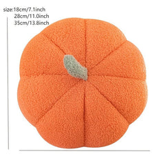Plush Pumpkin Throw Pillows for Halloween Decor