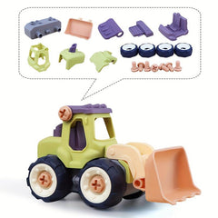 Kids' Detachable Construction Vehicle Set - Educational & Fun