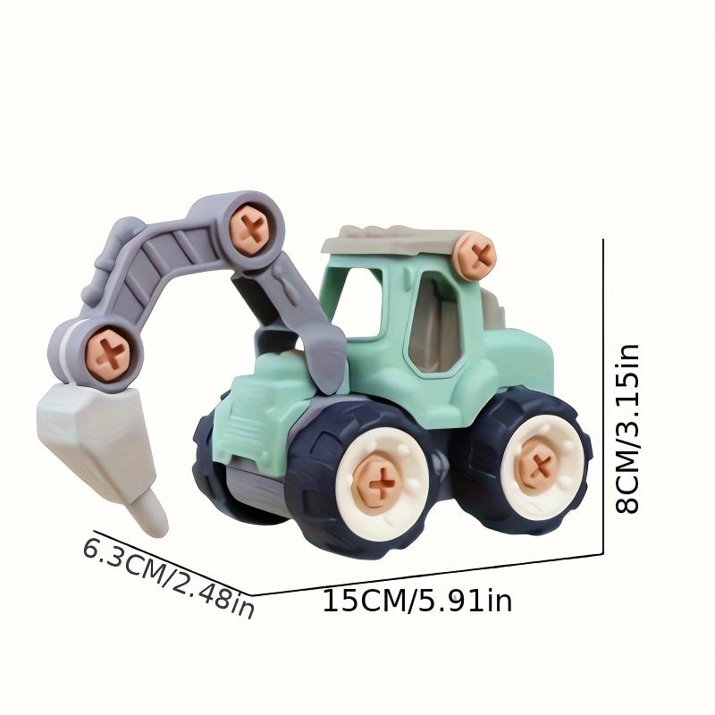 Kids' Detachable Construction Vehicle Set - Educational & Fun