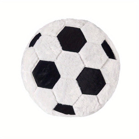 Plush Football Cushion Throw Pillow Home Decor Fans Gift