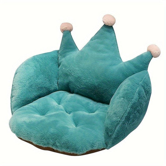 Crown Winged Sofa Cushion Half Surrounded Seat Cushion