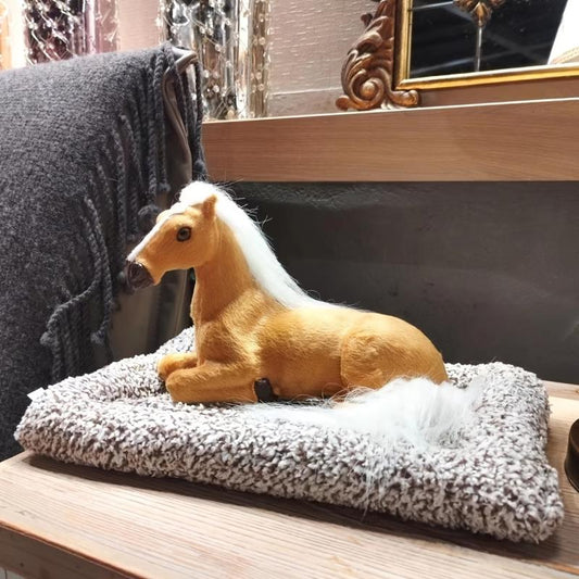 Furry Horse Car Ornament