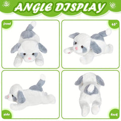 10in Glow Music Crawling Dog Plush Toy Soft Stuffed Animal Timer