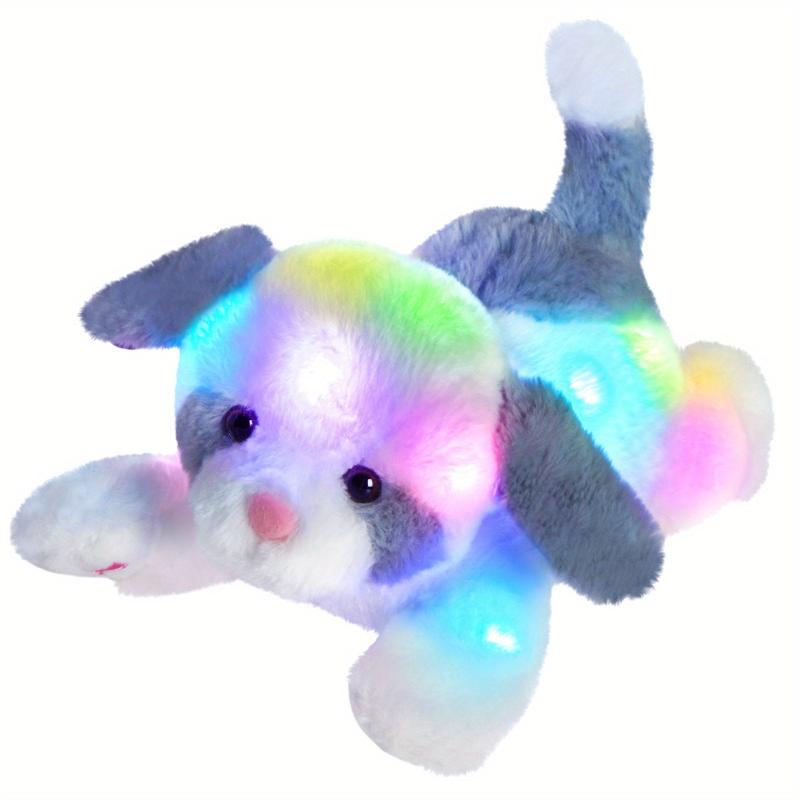 10in Glow Music Crawling Dog Plush Toy Soft Stuffed Animal Timer