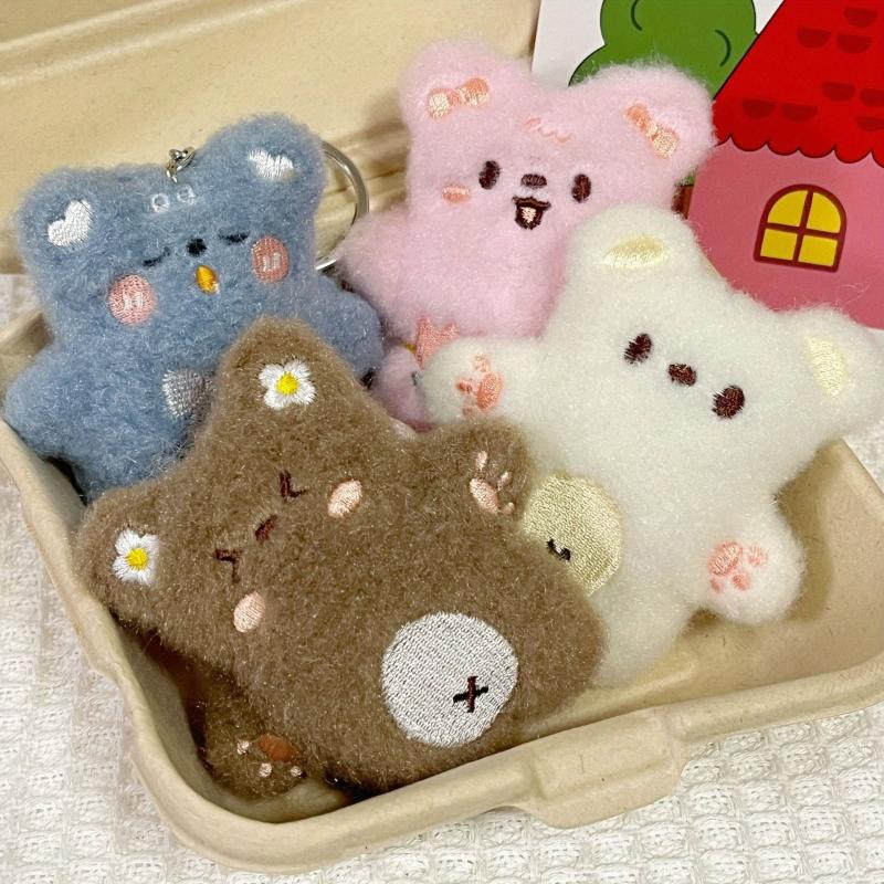 Little Bear Doll Keychain Clasp Doll Machine Wedding Throwing Gift