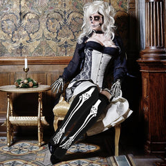 Halloween Skeleton Costume Skeleton Tights Skeleton Gloves Women