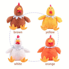 Funny Chicken Plush Toy Soft Stuffed Animal for Kids