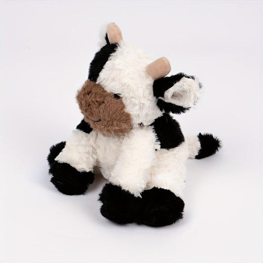 9.8in Sitting Cow Plush Toy - Perfect Gift for Kids