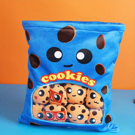 Set of 8 Mini Dolls Cartoon Cookies Plush Toy Animal Pillow Gift for Kids