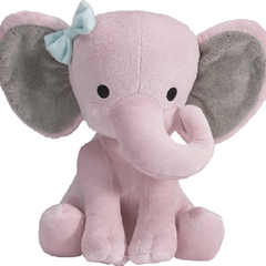 Baby Elephant Plush Toy, Soft Pillow for Sleeping, Soothing Doll for Children