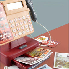 Cash Register Pretend Play Toy with Scanner and Credit Card