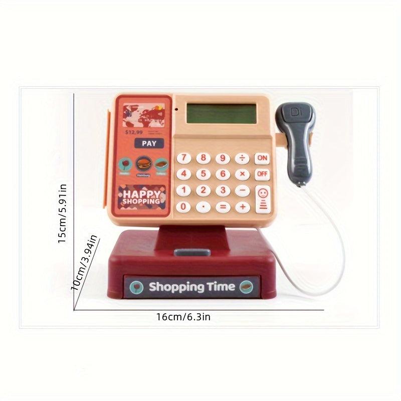 Cash Register Pretend Play Toy with Scanner and Credit Card