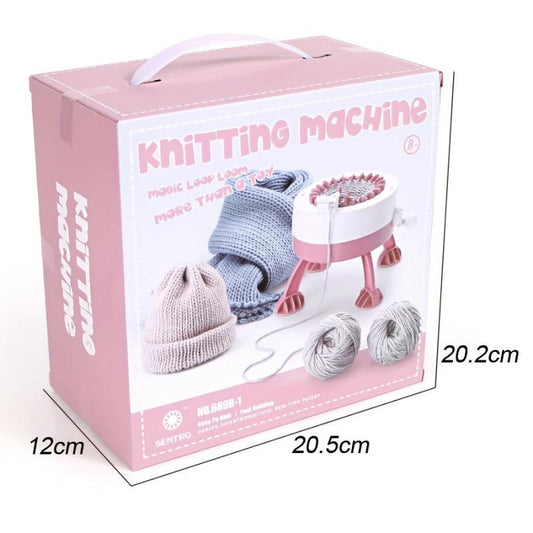 22 Needles Plastic Hand Knitting Machine Children Weaving Toy DIY Crafts