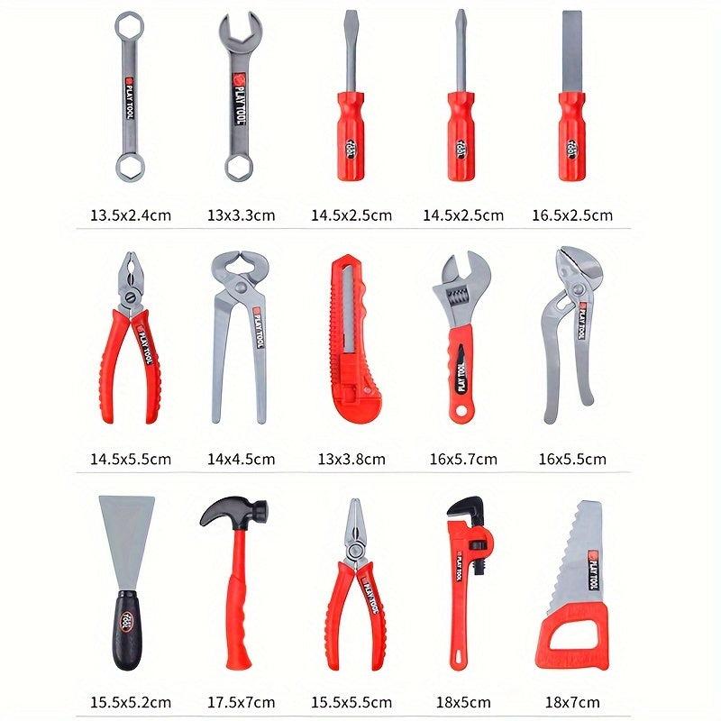 Toolbox Set Simulation Repair Tools Screwdriver Repair Toys