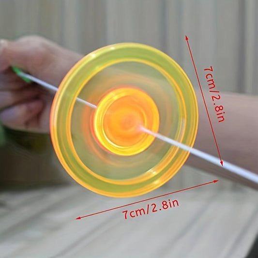 15pcs Multicolor Luminous Pull Line Flywheel Toy - Party Favors