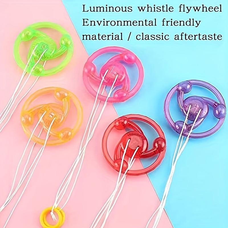15pcs Multicolor Luminous Pull Line Flywheel Toy - Party Favors