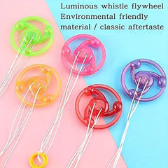 15pcs Multicolor Luminous Pull Line Flywheel Toy - Party Favors