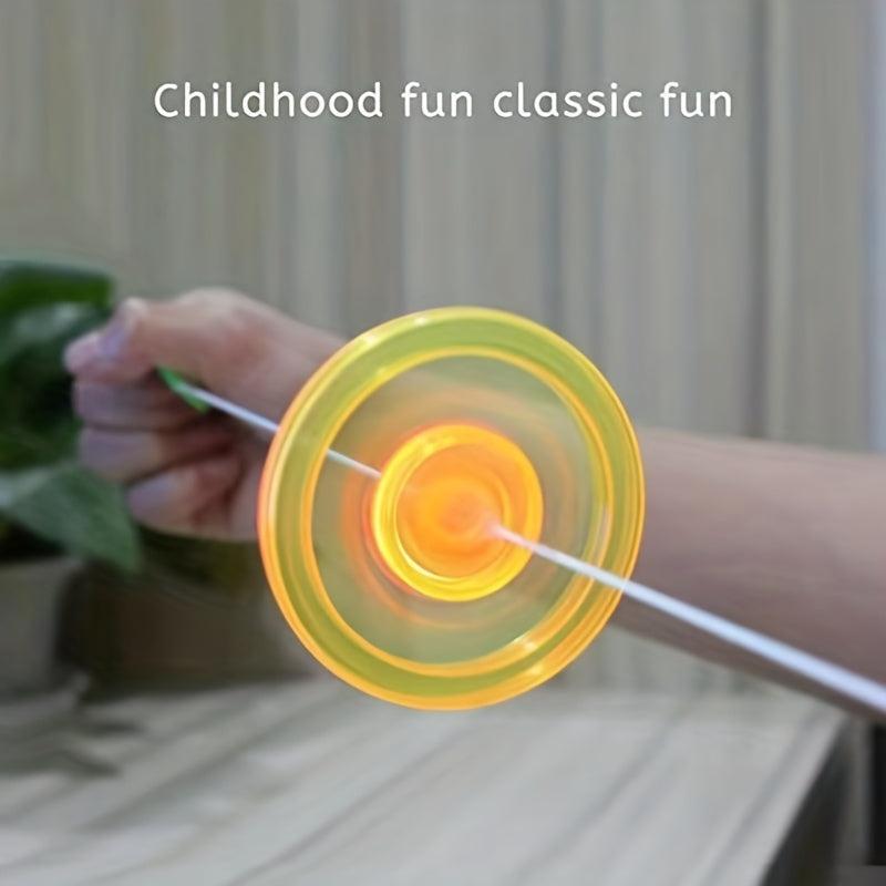 15pcs Multicolor Luminous Pull Line Flywheel Toy - Party Favors