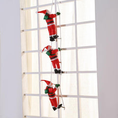 Santa Claus Window Climbing Ladder Christmas Pendant