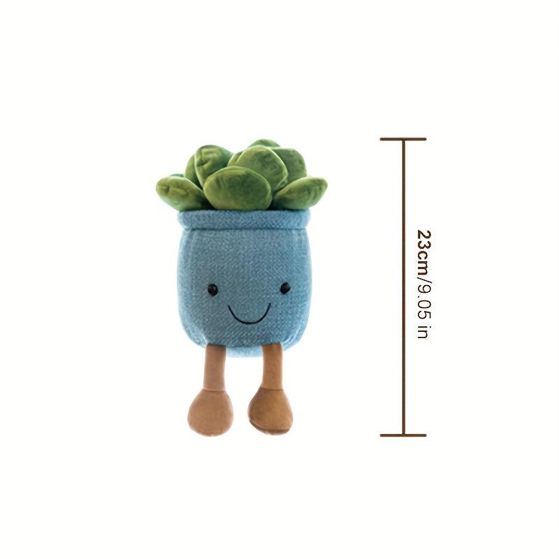 Creative Succulent Pot Decoration Plush Toy for Home