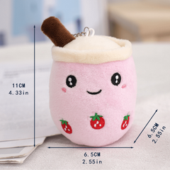 Fruit Milk Tea Cup Plush Doll - Easter & Mother's Gift